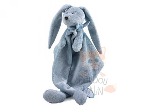  flor plat lapin bleu noeud 